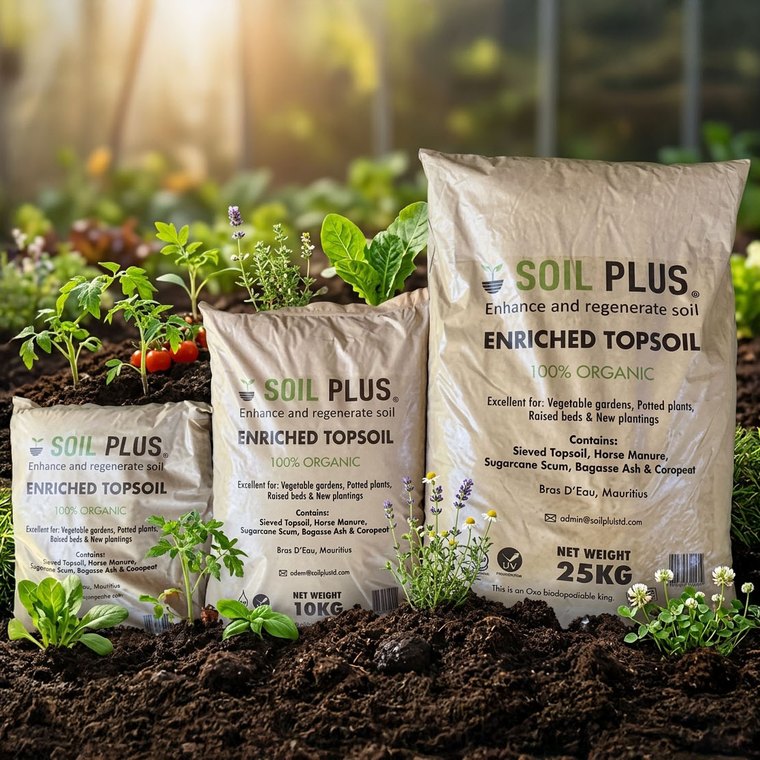 Soil Plus Enriched Topsoil bags