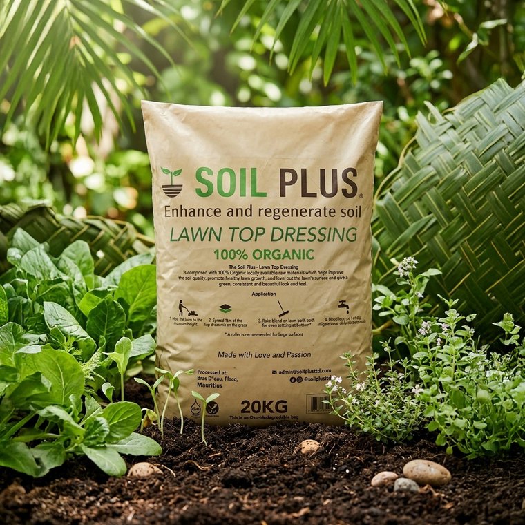 Soil Plus Lawn Top Dressing bags